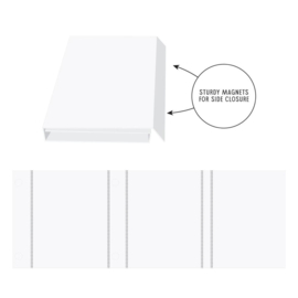 Create-An-Album Triple Flip Album Base White