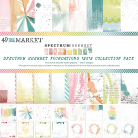 Spectrum Sherbert Foundations Collection Pack 12"X12"