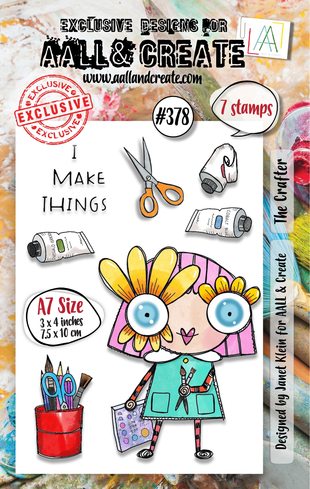 #0378 The Crafter A7 Clear Stamp Set
