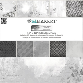 Color Swatch: Charcoal Collection Pack 12"X12"