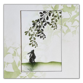 LAV091 Mistletoe Stamp