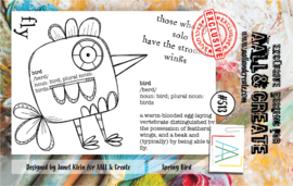 #0513 Spring Bird A7 Clear Stamp Set