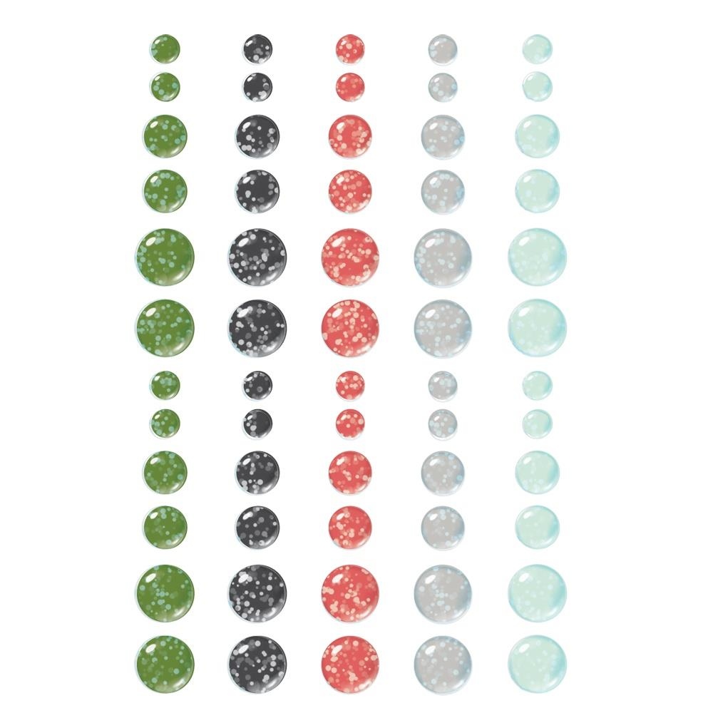 Say Cheese Classic Mouse Christmas Glitter Enamel Dots