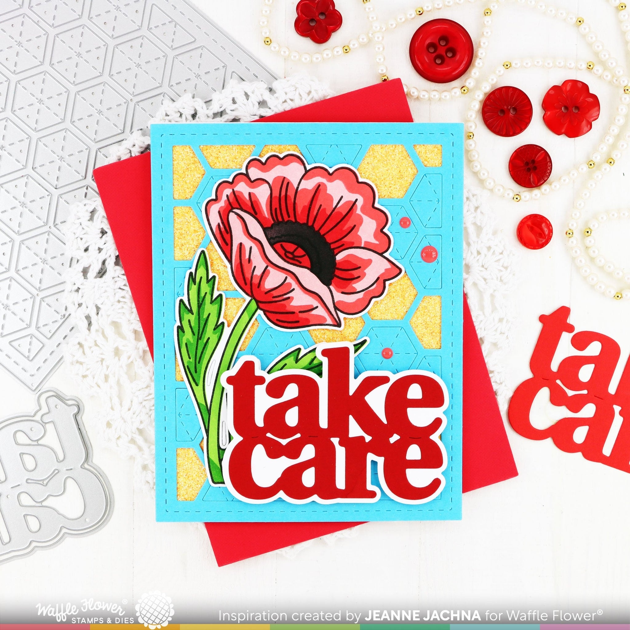 Oversized Take Care Print Die