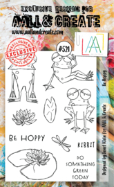 #0521 Be Hoppy A6 Clear Stamp Set