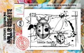 #0546 Beetle Family A7 Clear Stamp Set