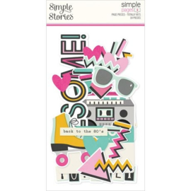 Totally 80's Simple Page Pieces Die Cuts