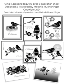 Beautiful Birds 2 Stamps