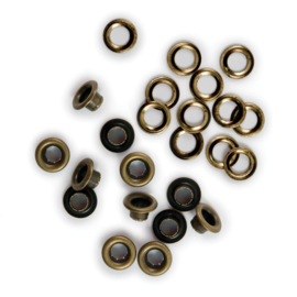 Eyelet & washer standard brass