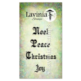 LAV838 Seasonal Words Stamp