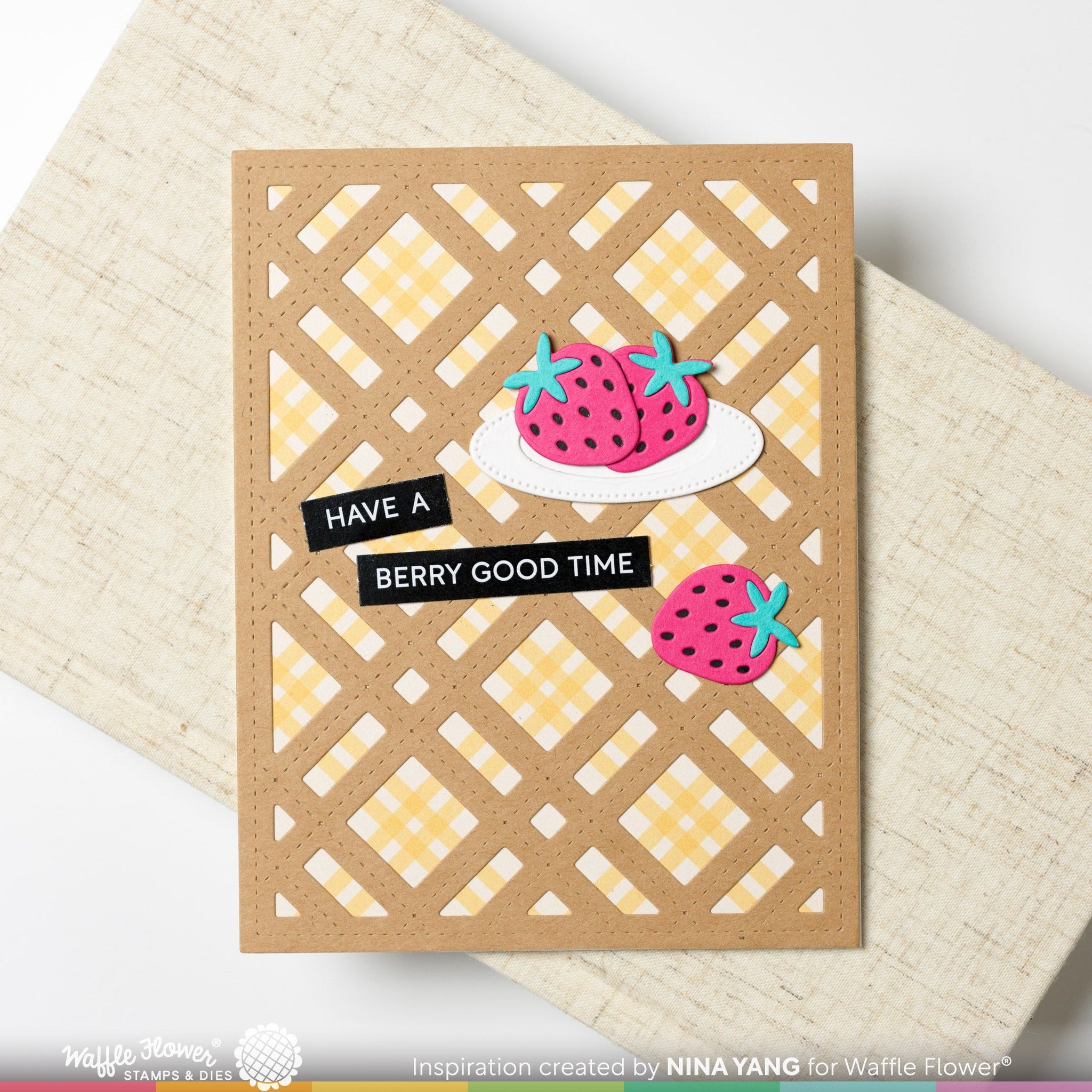Sweet Plaid Panel Die
