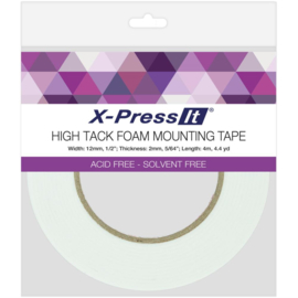 High Tack Foam Mounting Tape .5"X4.4yd