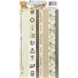 Wanderlust Explorer Washi Tape Sheets
