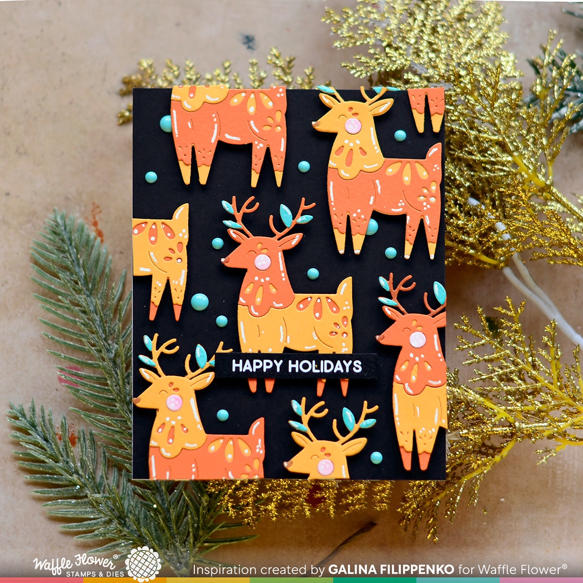 Subsentiments Christmas Tree Diecut Sheet