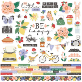 The Little Things Cardstock Stickers 12"X12"