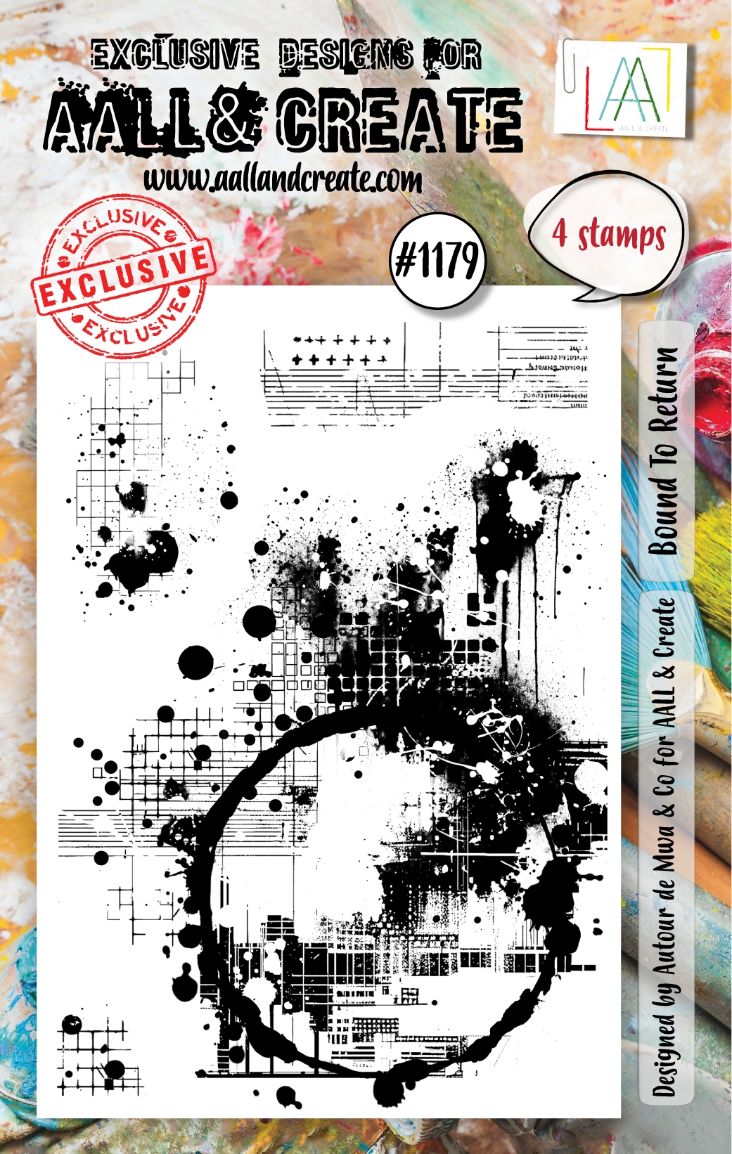#1179 Bound To Return A7 Stamp Set