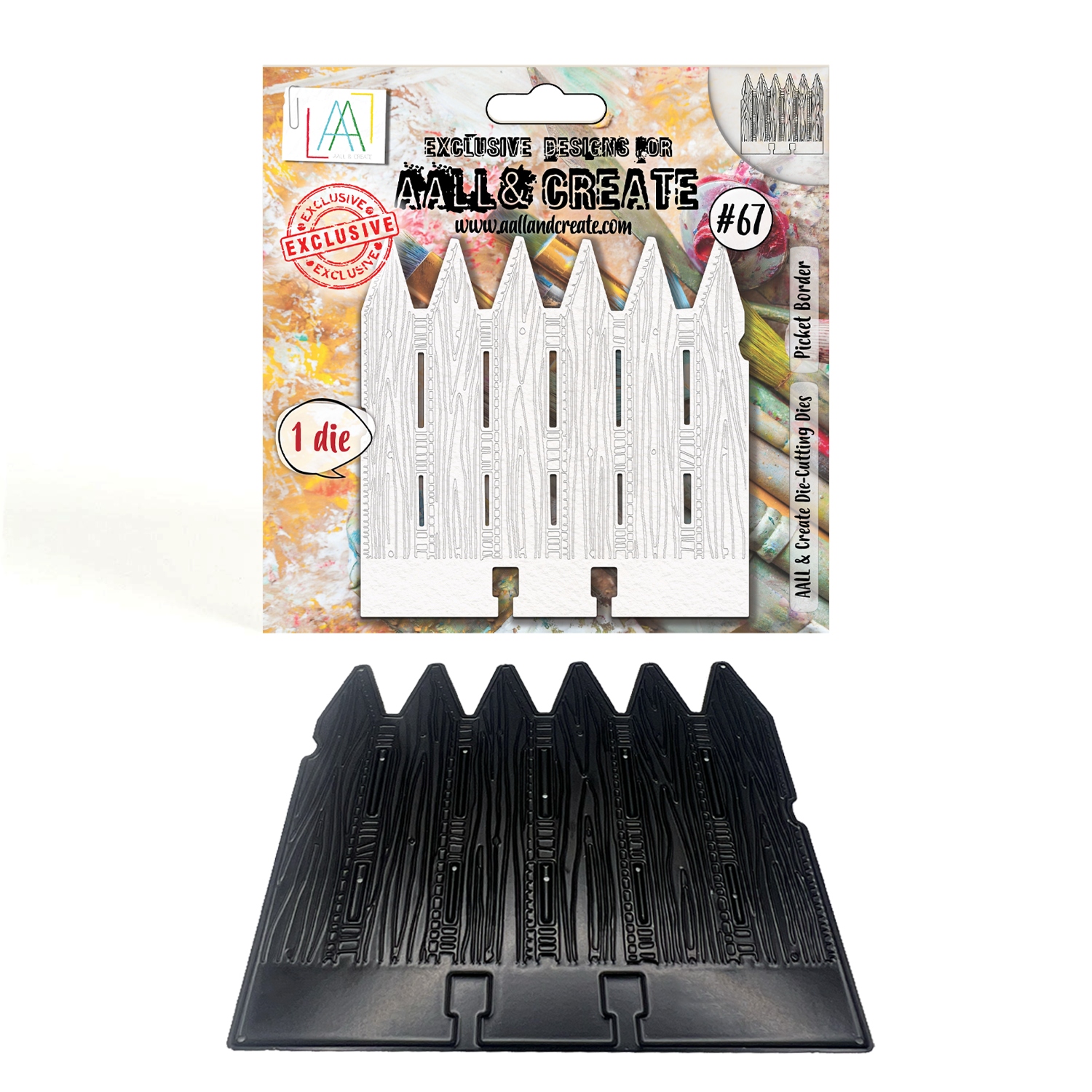 #067 Picket Border MemoryDex Cutting Die Set
