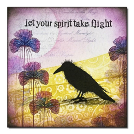 LAV523 Let Your Spirit Take Flight Stamp