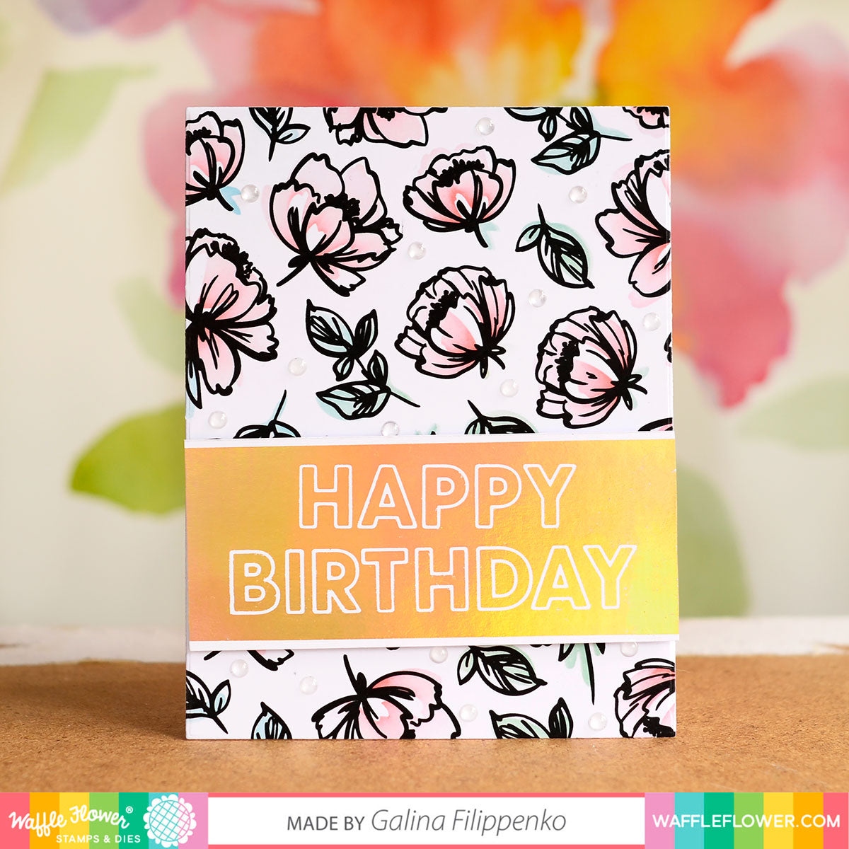 Organic Floral Stamp Set