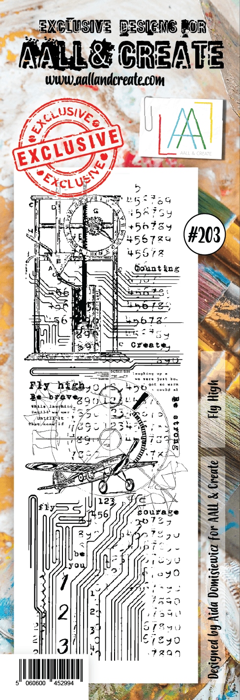 #0203 Fly High Border Stamp Set