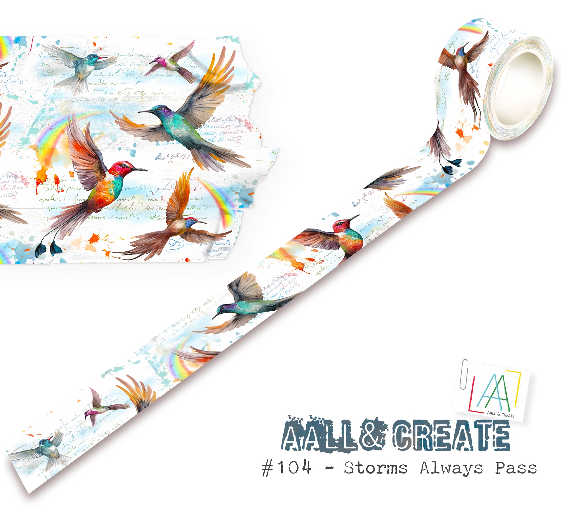 #104 Storms Always Pass (Layer-It-Up!) Washi Tape