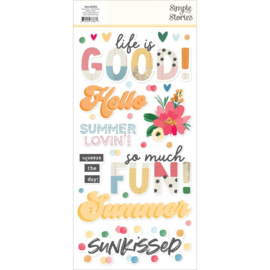 Sunny Days Foam Stickers