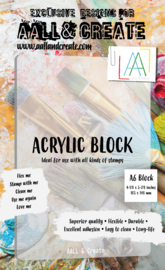 A6 Acrylic Block