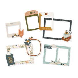 Here & There Chipboard Frames