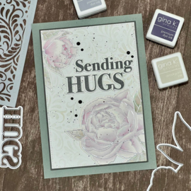 Peaceful Peonies Stamps