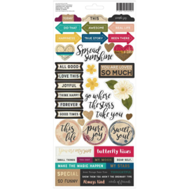 Storyteller Cardstock Stickers Accents & Phrases