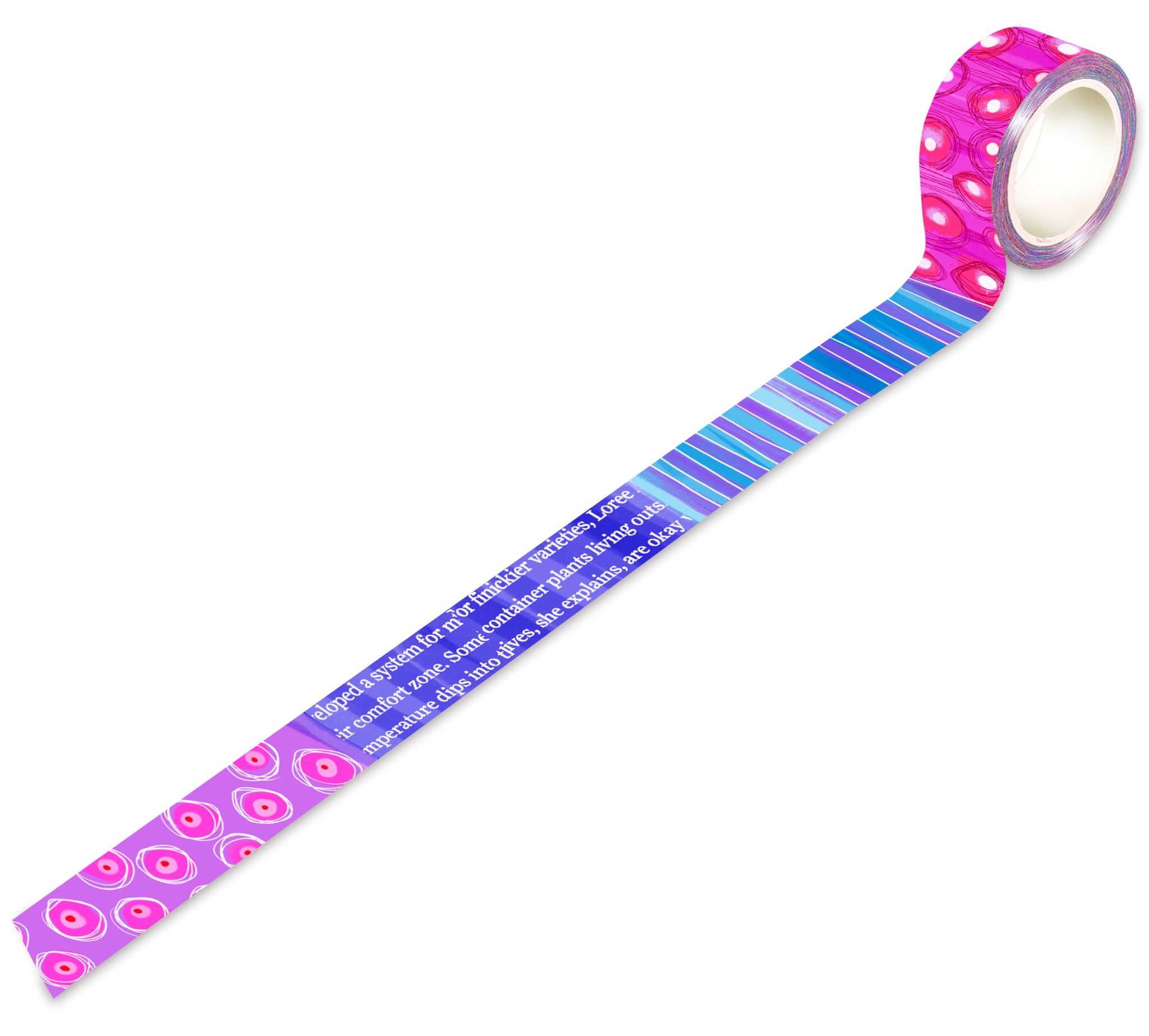 #062 Raspberry Clafoutis Washi Tape