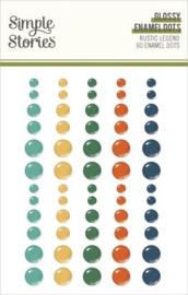 Rustic Legend Glossy Enamel Dots