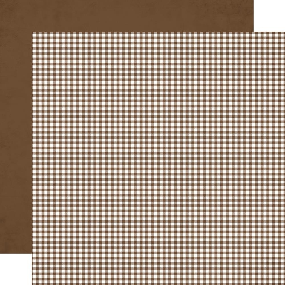 Autumn Breeze Russet Gingham