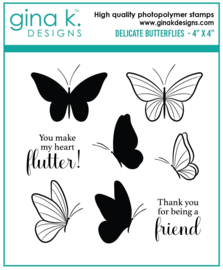 Delicate Butterflies Stamps