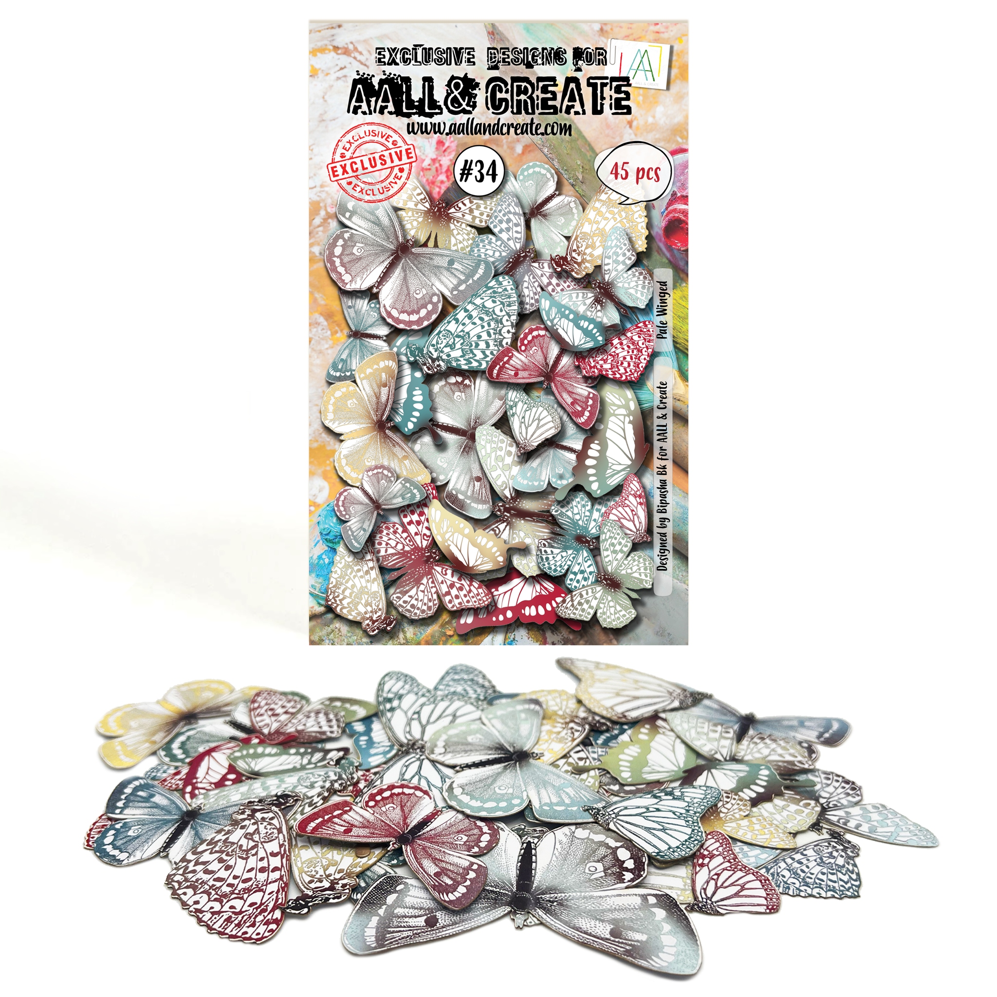 #034 Pale Winged Ephemera Die Cuts