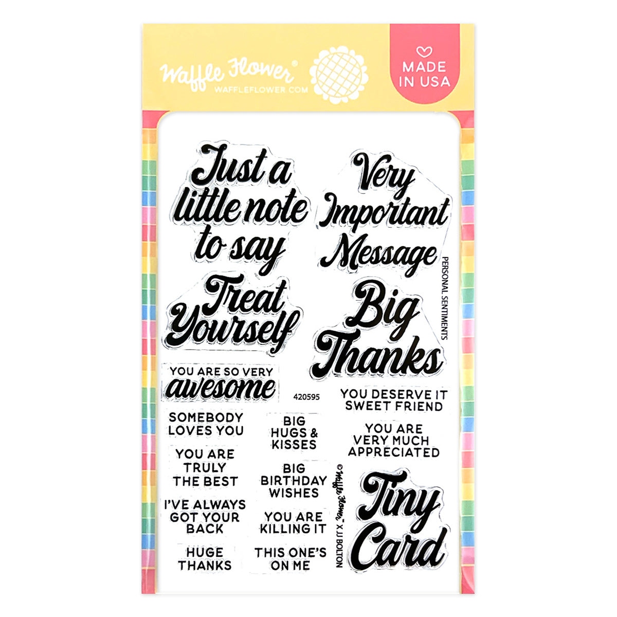 Personal Sentiments Stamp Set