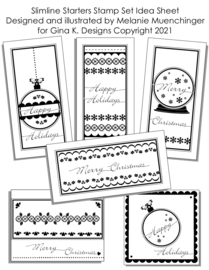 Slimline Starters Stamps