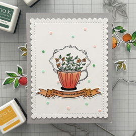 Simplici-Tea and Joy Stamps