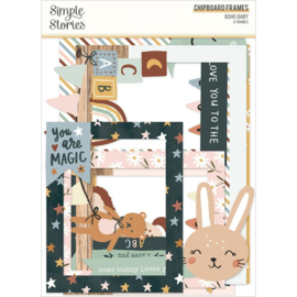 Boho Baby Chipboard Frames