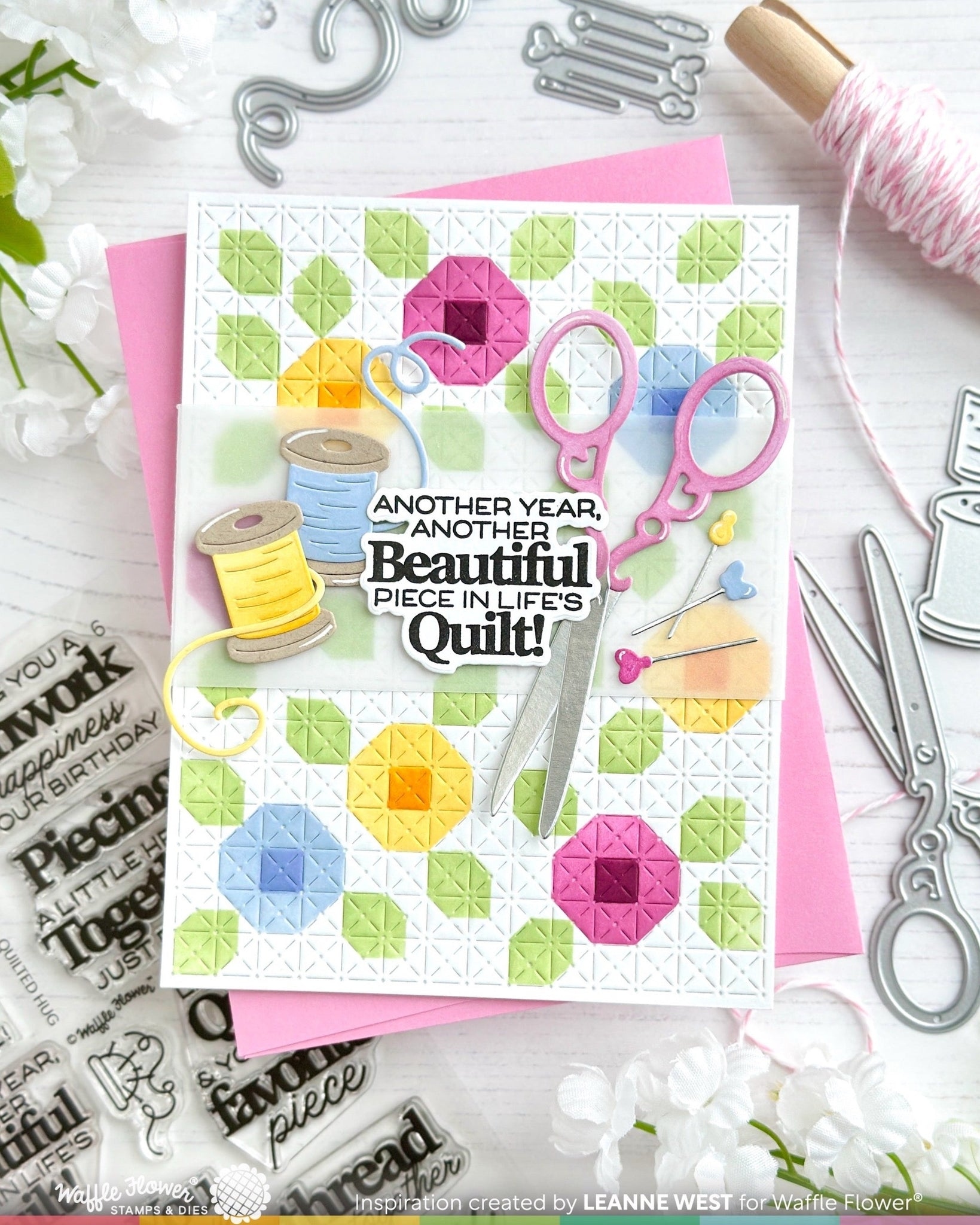 Quilted Hug Sentiments Stamp Set
