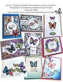 Butterfly Frame Stamps