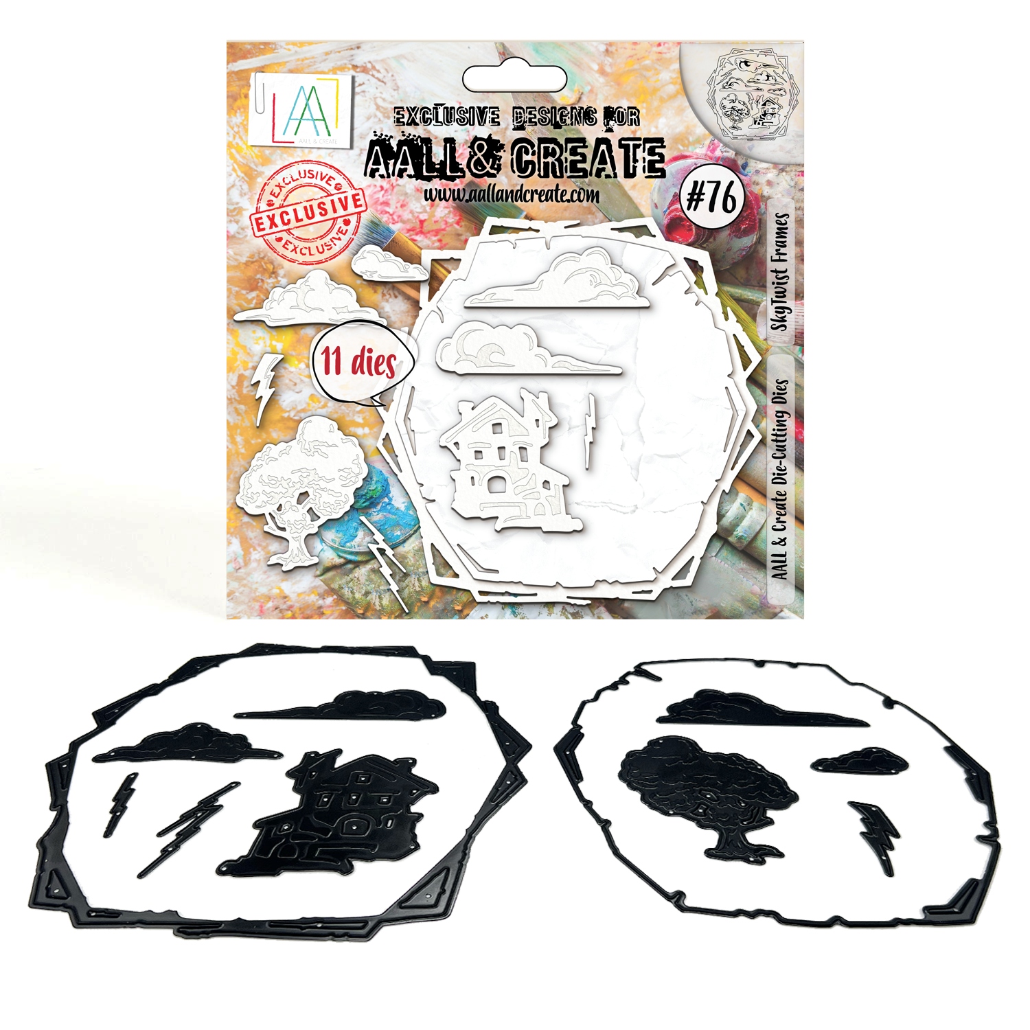#076 SkyTwist Frames Cutting Die Set