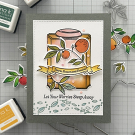 Simplici-Tea and Joy Stamps