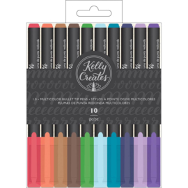 Bullet Tip Pens Multicolor