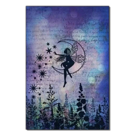 LAV041 Moon Fairy Stamp