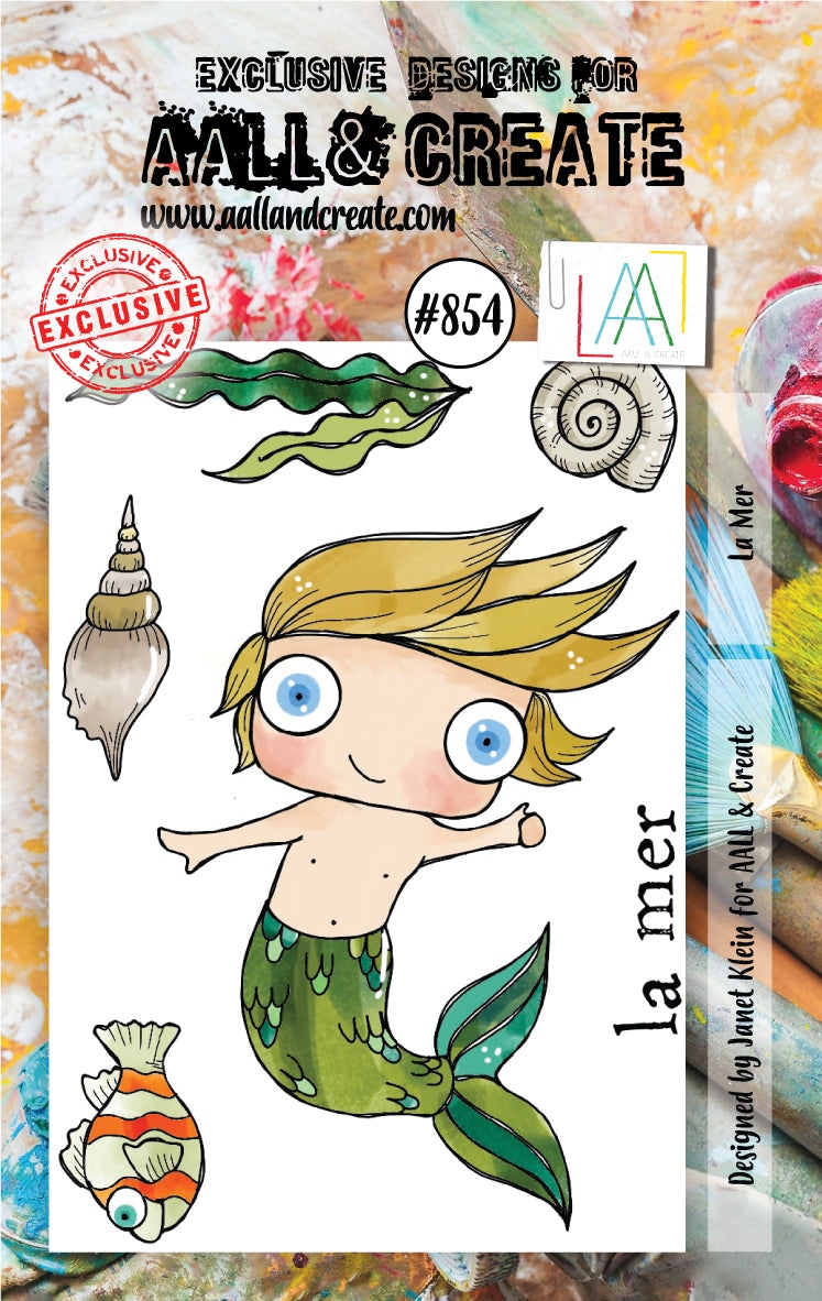 #0854 La Mer A7 Clear Stamp Set