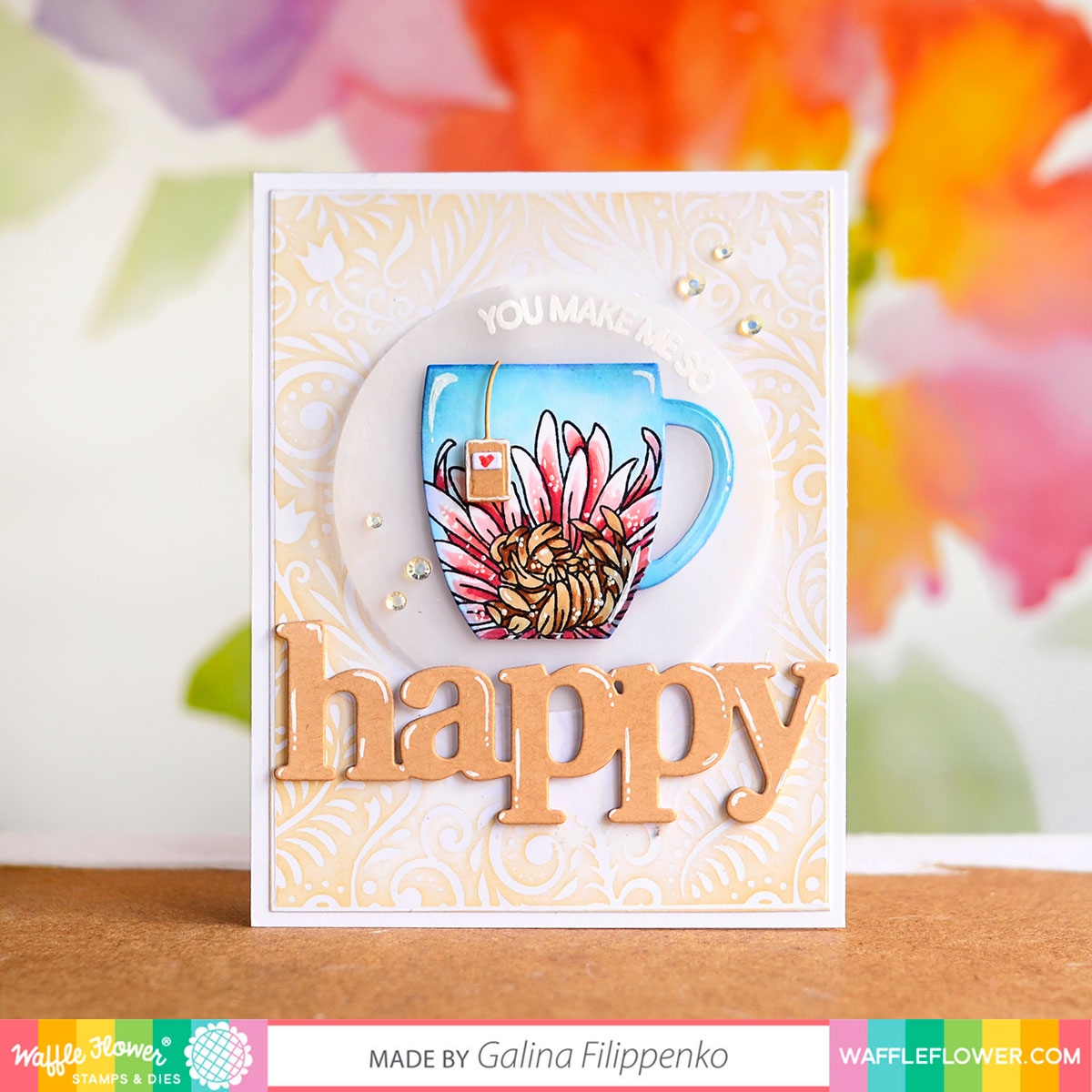Oversized Happy Joy Print Die