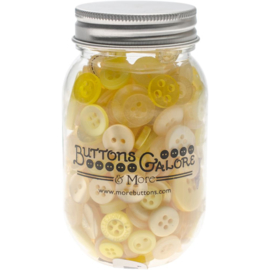 Button Mason Jars Lemon Twist