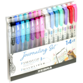 Mildliner Journaling Set 14 Assorted Colors & Styles