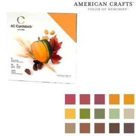 Variety Cardstock Pack Autumn 12"X12"